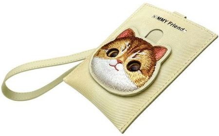 NIMMY Big Eyed Pet 2.0 Cat 3w1 Khaki 3w1 Torebka na telefon + Portfel + Etui na lokalizator - zdjęcie 6