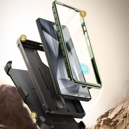 Supcase Etui Pancerne Ub Pro Sp Nosp Do Galaxy S25 Ultra Zielone - zdjęcie 2