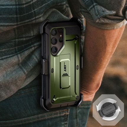 Supcase Etui Pancerne Ub Pro Sp Nosp Do Galaxy S25 Ultra Zielone - zdjęcie 5