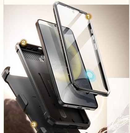 Supcase Etui Pancerne Ub Pro Sp Nosp Do Galaxy S25 Czarne - zdjęcie 2