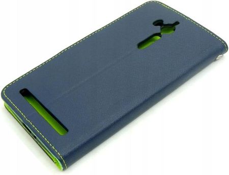 Gsm Hurt Etui Do Asus Zenfone Go Pokrowiec Case Obudowa Fancy Diary Granatowy - zdjęcie 2