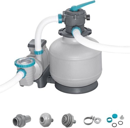 Piaskowa Pompa Filtrująca Do Basenów Bestway 11355 L + Złączki + Węże Ra584860 - zdjęcie 5