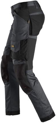 Snickers Workwear Spodnie Robocze Snickers Allroundwork 6341, Ciemnoszaro-Czarne - zdjęcie 4