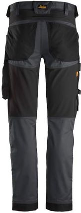 Snickers Workwear Spodnie Robocze Snickers Allroundwork 6341, Ciemnoszaro-Czarne - zdjęcie 3
