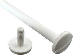 Zdjęcie Kacperek Śruba Nit 60Mm Plastikowe Białe 100szt. Nity Skręcane Introligatorskie - Pilica