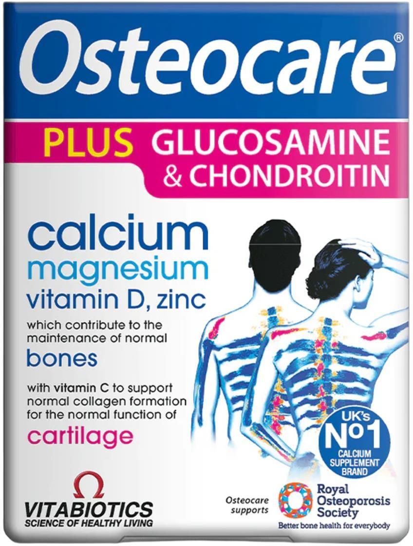 Zdjęcie Vitabiotics Osteocare Plus Glucosamine & Chondroitin 60tabl. - Orneta