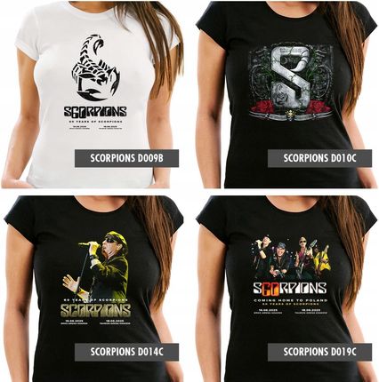 Scorpions 60 Years Tour 2025 Koncert Gdańsk Kraków Tshirt Koszulka Damska M - zdjęcie 3