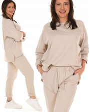 Moda Fresca F748 Luźny sportowy bawełniany Komplet Dresowy