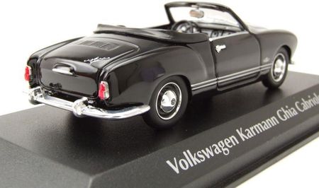 Maxichamps 940051030 Vw Karmann Ghia Cabriolet Czarny 1955 Model Samochodu W Skali 1:43 - zdjęcie 2