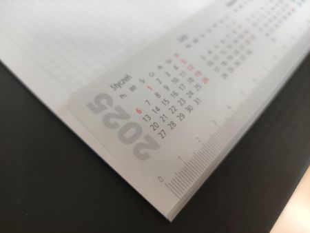 Biuwar Planer 2025 notes na biurko 48x33 listwa ochronna z kalendarzem - zdjęcie 6