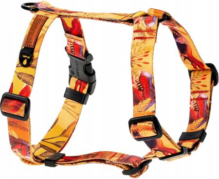 Ukory Szelki Dla Kota Kotka Spacerowe Regulowane Guard XS 15mm Dino Żółte 1736346449 - zdjęcie 5