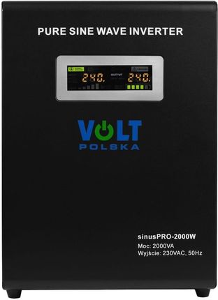 Volt Polska Qoltec Zasilacz Volt Sinus Pro 2000W + 2 X Akumulator Żelowy Qoltec Gel Professional Longlife 12V 100Ah - zdjęcie 2