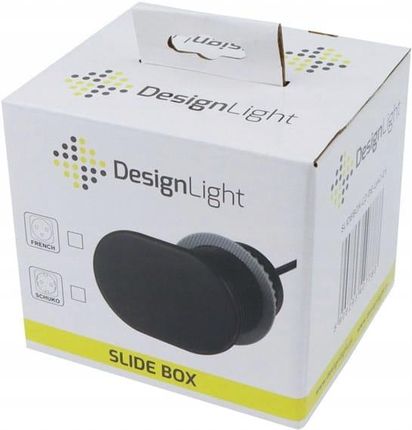 Slide Box Usb A+c Gniazdo Meblowe wpuszczane w blat przesuwne Czarny 1778817289 - zdjęcie 2
