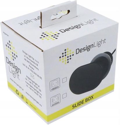Slide Box Usb A+c Gniazdo Meblowe wpuszczane w blat przesuwne Czarny 1778817289 - zdjęcie 4
