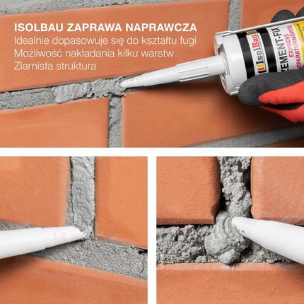 Isolbau Zement-Fix 300 ml Betongrau (Betonowoszary-szary jasny) 1775544414 - zdjęcie 2