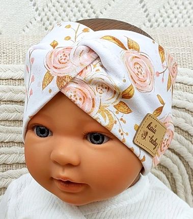 OPASKA NA GŁOWĘ USZY DLA DZIECI SZEROKA 42-44cm - zdjęcie 2