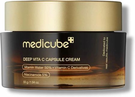Krem Medicube Deep Vita C Capsule Cream Rozjaśniająco-Ujędrniający Do Twarzy 55G - zdjęcie 2