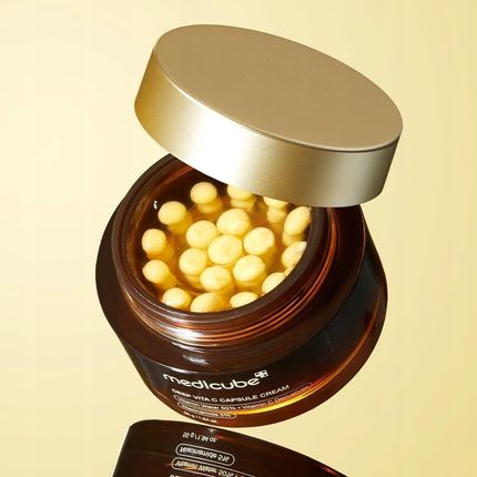 Krem Medicube Deep Vita C Capsule Cream Rozjaśniająco-Ujędrniający Do Twarzy 55G - zdjęcie 3