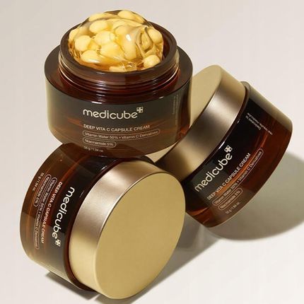 Krem Medicube Deep Vita C Capsule Cream Rozjaśniająco-Ujędrniający Do Twarzy 55G - zdjęcie 4