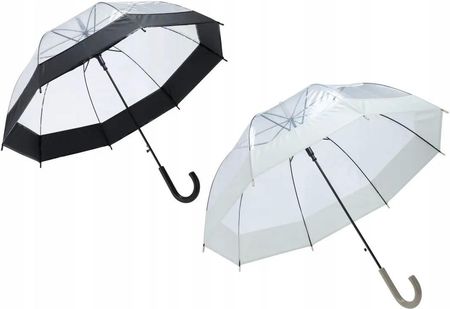 Parasol przeciwdeszczowy transparentny 85cm automatyczny - zdjęcie 2
