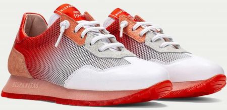 Hiszpańskie sneakersy - HISPANITAS BHV253869 CZERWONO-BIAŁE - zdjęcie 3