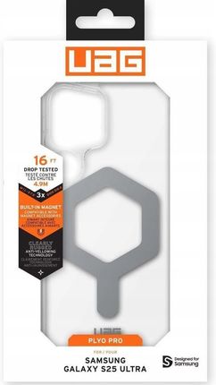 Uag Plyo Pro Samsung Galaxy S25 Ultra 5G Ice Silver - zdjęcie 5