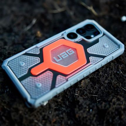 Uag Pathfinder Clear Samsung Galaxy S25 Ultra 5G Lava Smycz - zdjęcie 4