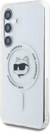 Karl Lagerfeld Etui Button Choupette Head Do Magsafe Galaxy S25 Plus Przezroczyste - zdjęcie 3