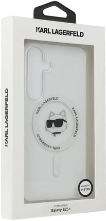 Karl Lagerfeld Etui Button Choupette Head Do Magsafe Galaxy S25 Plus Przezroczyste - zdjęcie 5