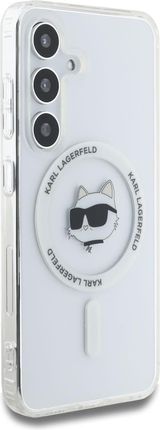 Karl Lagerfeld Etui Button Choupette Head Do Magsafe Galaxy S25 Plus Przezroczyste - zdjęcie 4