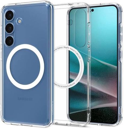 Spigen Etui Ultra Hybrid Mag Do Galaxy S25 Plus Clear White - zdjęcie 4