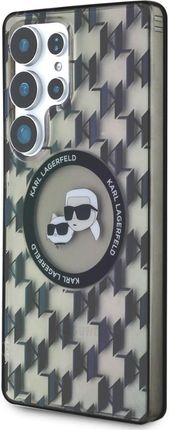 Karl Lagerfeld Etui Button K Ch Heads On Kl Magsafe Do Galaxy S25 Ultra Przydymione Wzorzyste - zdjęcie 5