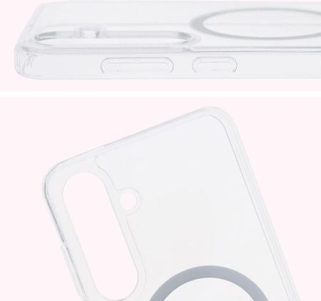 Bizon Etui Z Pierścieniem Magnetycznym Case Crystalo Do Galaxy S25 Plus Przezroczyste - zdjęcie 4