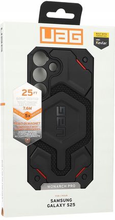 Uag Etui Monarch Pro Do Samsung Galaxy S25 Kevlar Czarny - zdjęcie 3