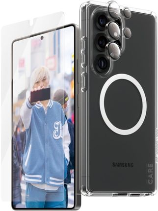 Panzerglass Zestaw Ochronny Care By Flagship 3W1 Etui Szkło Lens Do Samsung Galaxy S25 Ultra - zdjęcie 4