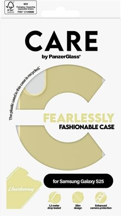 Panzerglass Etui Care By Fashion Do Samsung Galaxy S25 Chardonnay - zdjęcie 4