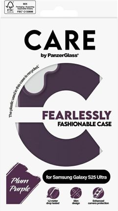 Panzerglass Etui Care By Fashion Do Samsung Galaxy S25 Ultra Fioletowy - zdjęcie 4