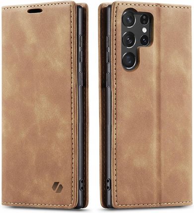 Spacecase Etui Skórzane Z Klapką Do Galaxy S25 Ultra Portfel Case Pokrowiec - zdjęcie 4