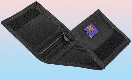 Portfel Piłkarski FC Barcelona Czarny Młodzieżowy na Rzep Piłka Nożna - zdjęcie 6