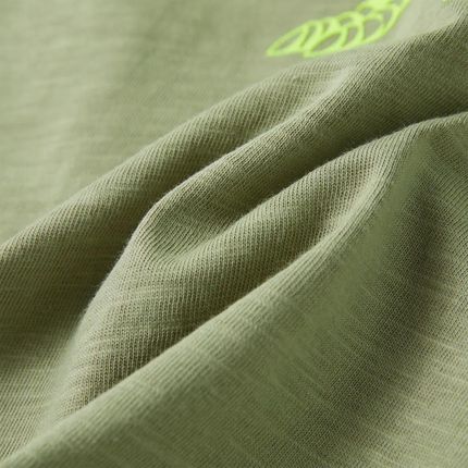 Koszulka dziecięca z krótkimi rękawami, jasne khaki, 92 - zdjęcie 3