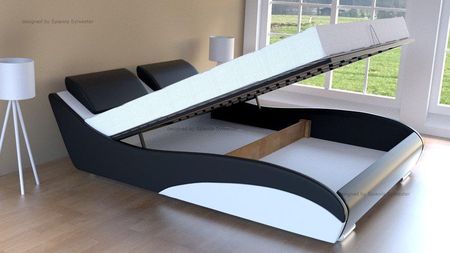 Łóżko Stilo-2 Premium z pojemnikiem i materacem - zdjęcie 5