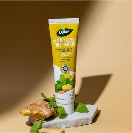 Pasta do zębów Org Ginger Mint Dabur 100 ml - zdjęcie 2