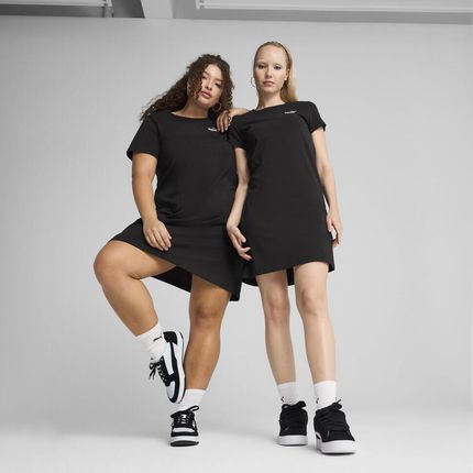 Damska sukienka o wąskim kroju z małym logo No. 1 ESS PUMA Black - zdjęcie 2