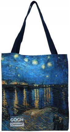 Torba na Zakupy V. van Gogh Droga z cyprysem Gwiaździsta Noc Carmani - zdjęcie 2
