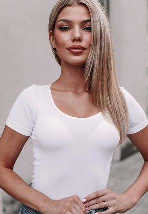 T-shirt damski Vital, basic, biały : Rozmiar - L/XL - zdjęcie 3