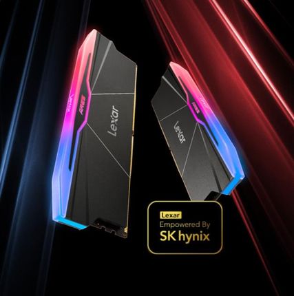 Pamięć Lexar ARES RGB Black DDR5 32GB (2x16GB) 6000MHz CL28 LD5U16G60C28BR-RGD - zdjęcie 4