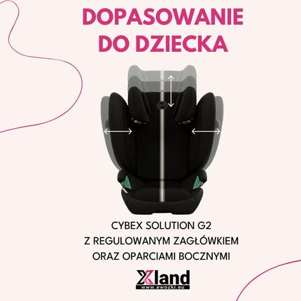 Cybex Solution G2 Składany 15-50Kg Plus Stone Grey - zdjęcie 4