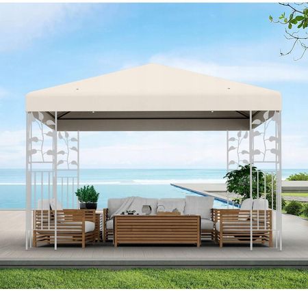 Costway Zadaszenie Do Altany Ogrodowej 3X3M NP10527BE - zdjęcie 2