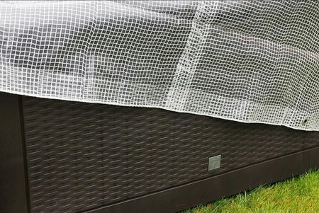 Alpako Mocna Plandeka 100g/m² 4M X 5M Transparent PLANDEKA45PRZEZ - zdjęcie 5