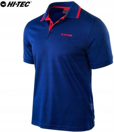 Koszulka polo męska HI-TEC SITE T-shirt polówka termoaktywna sportowa L - zdjęcie 3